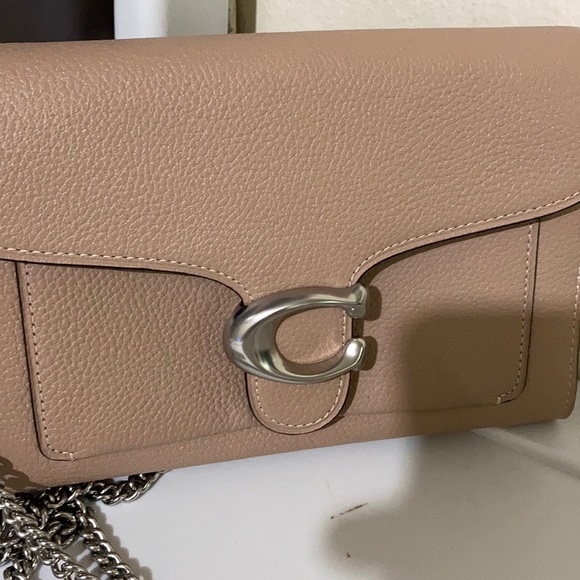 COPY - Coach Lht/Taupe Tabby can clutch - Picture 5 of 9